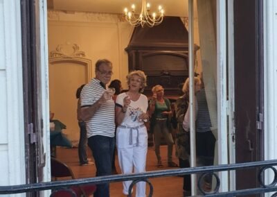 La présidence du Rotary de Pontault-Combault, tout autant artiste peintre.