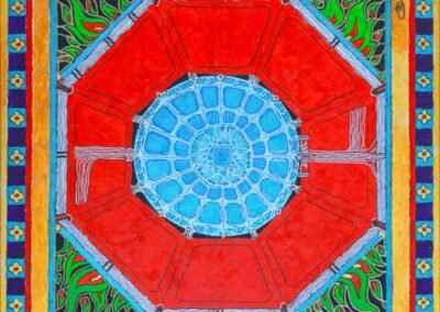 ALICE - 2025 acrilico su tela 100x100 cm