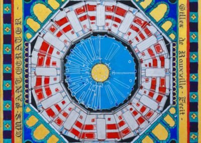 CMS -2025, acrilico su tela, 100x100 cm.