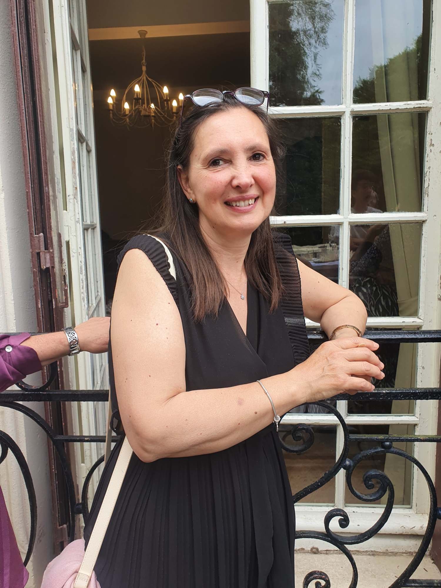 Isabelle Morin au château du Bois-la-Croix.