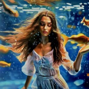 « Meet me down there » : oil on paneled canvas, framed, cm 70x70, Euro 1300