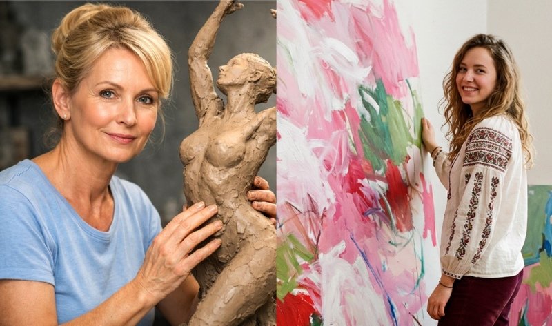 Cette image montée est créée pour l’exposition de la galerie d’art en ligne Moi, une femme.