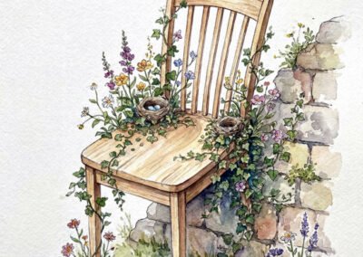 Cette septième œuvre est d'une tendresse infinie. On quitte ici la technologie pour revenir à l'objet le plus simple, celui qui attend le repos humain, pour nous montrer que même dans l'absence, la vie ne s'arrête jamais. Lenka Sojkaia continue de nous surprendre par sa capacité à transformer l'immobile en un théâtre du vivant.