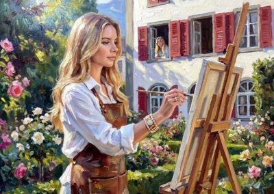 artemis irenaeus von baste roman d artiste galerie koronin à Chur, jochstrasse